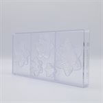 POLYCARBONATE MOLD CHRISTMAS TREE 27.5X13.5X2.4CM