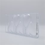POLYCARBONATE MOLD HEART 80MM 27.5X13.5X2.4CM