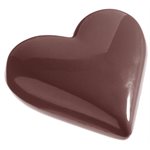POLYCARBONATE MOLD HEART 120MM 27.5X13.5X2.6CM