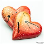 POLYCARBONATE MOLD HEART 120MM 27.5X13.5X2.6CM