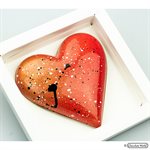 POLYCARBONATE MOLD HEART 120MM 27.5X13.5X2.6CM