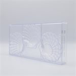POLYCARBONATE MOLD SCALLOP 87MM 27.5X13.5X3CM