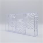 POLYCARBONATE MOLD SCALLOP 87MM 27.5X13.5X3CM