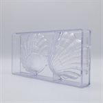 POLYCARBONATE MOLD SCALLOP 120MM 27.5X13.5X3.5CM