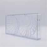 POLYCARBONATE MOLD SCALLOP 120MM 27.5X13.5X3.5CM