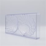 POLYCARBONATE MOLD SCALLOP 120MM 27.5X13.5X3.5CM