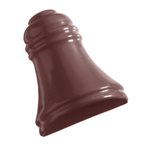 POLYCARBONATE MOLD HALF BELL 27.5X13.5X2.4CM