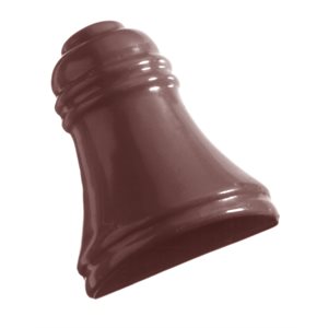 POLYCARBONATE MOLD HALF BELL 27.5X13.5X2.4CM