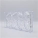 POLYCARBONATE MOLD EGG CROCO 71MM 27.5X13.5X2.8CM