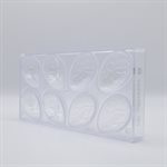 POLYCARBONATE MOLD EGG CROCO 71MM 27.5X13.5X2.8CM