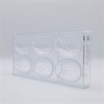POLYCARBONATE MOLD EGG CROCO 81MM 27.5X13.5X3CM