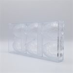 POLYCARBONATE MOLD EGG CROCO 88MM 27.5X13.5X3.2CM