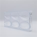 POLYCARBONATE MOLD EGG CROCO 88MM 27.5X13.5X3.2CM
