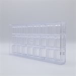 POLYCARBONATE MOLD TRIO 27.5X13.5X2.8CM