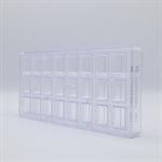 POLYCARBONATE MOLD TRIO 27.5X13.5X2.8CM