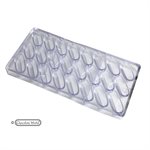 POLYCARBONATE MOLD GIANDUJA 27.5X13.5X2.4CM