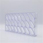 POLYCARBONATE MOLD GIANDUJA 27.5X13.5X2.4CM