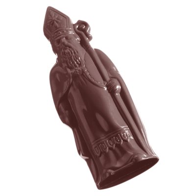 POLYCARBONATE MOLD SAINT NICHOLAS 27.5X13.5X2.4CM