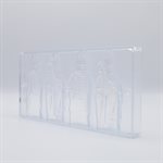 POLYCARBONATE MOLD SAINT NICHOLAS 27.5X13.5X2.4CM