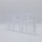 POLYCARBONATE MOLD SAINT NICHOLAS 27.5X13.5X2.4CM