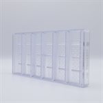 POLYCARBONATE MOLD BAR BLOCK 27.5X13.5X2.4CM