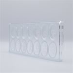 POL.MLD FLOWERCARAQUE OVAL 5 FIG 27.5X13.5X2.4CM