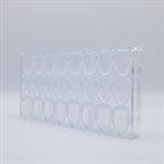 POLYCARBONATE MOLD ALMOND KERNEL 27.5X13.5X2.4CM