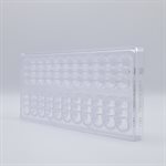 POLYCARBONATE MOLD THREE NUT 27.5X13.5X2.4CM