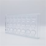 POLYCARBONATE MOLD CHAMPIGNON 27.5X13.5X2.4CM