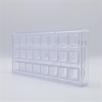 POLYCARBONATE MOLD SQUARE DEEP 27.5X13.5X3CM