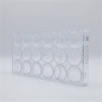 POLYCARBONATE MOLD GOLFBALL 39.5MM 27.5X13.5X2.4CM