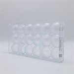 POLYCARBONATE MOLD GOLFBALL 39.5MM 27.5X13.5X2.4CM