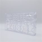 POLYCARBONATE MOLD CHESS SET 27.5X13.5X2.4CM