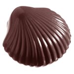 POLYCARBONATE MOLD SCALLOP 27.5X13.5X2.4CM
