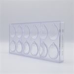 POLYCARBONATE MOLD HEDGEHOG 27.5X13.5X2.6CM