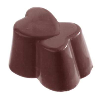 POL.MLD DOUBLE HEART 3X9 27.5X13.5X2.4CM