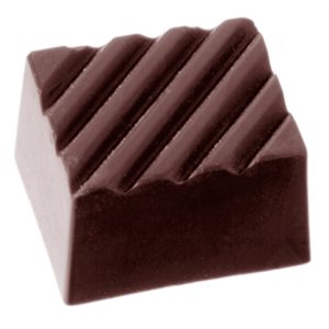 POLYCARBONATE MOLD RECTANGLE RIB 27.5X13.5X2.4CM