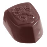 POLYCARBONATE MOLD LION ON SHIELD 27.5X13.5X2.4CM