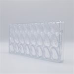 POLYCARBONATE MOLD FEATHER 27.5X13.5X2.6CM