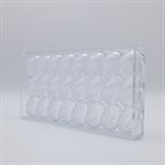 POLYCARBONATE MOLD FEATHER 27.5X13.5X2.6CM