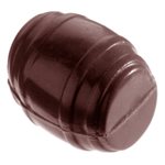 POLYCARBONATE MOLD BARREL DOUBLE 27.5X13.5X2.4CM