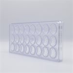 POLYCARBONATE MOLD RUBY 27.5X13.5X2.4CM