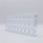 POLYCARBONATE MOLD FLEURET 27.5X13.5X2.4CM