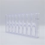 POLYCARBONATE MOLD BUCHE 27.5X13.5X2.4CM