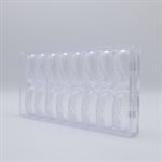 POLYCARBONATE MOLD BUCHE 27.5X13.5X2.4CM