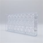 POLYCARBONATE MOLD VIOLET DOUBLE 27.5X13.5X2.4CM