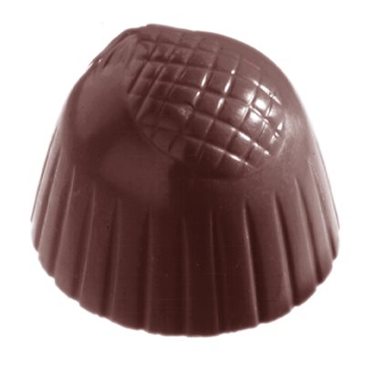 POLYCARBONATE MOLD PINEAPPLE 27.5X13.5X2.6CM