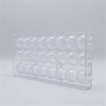 POLYCARBONATE MOLD PINEAPPLE 27.5X13.5X2.6CM