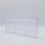 POLYCARBONATE MOLD CHESTNUT DOUBLE 27.5X13.5X2.4CM