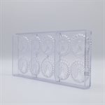 POLYCARBONATE MOLD PEACOCK CARAQUE 27.5X13.5X2.4CM
